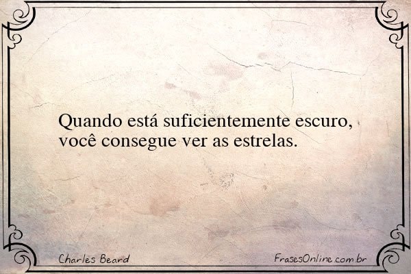 Frase de Charles Beard