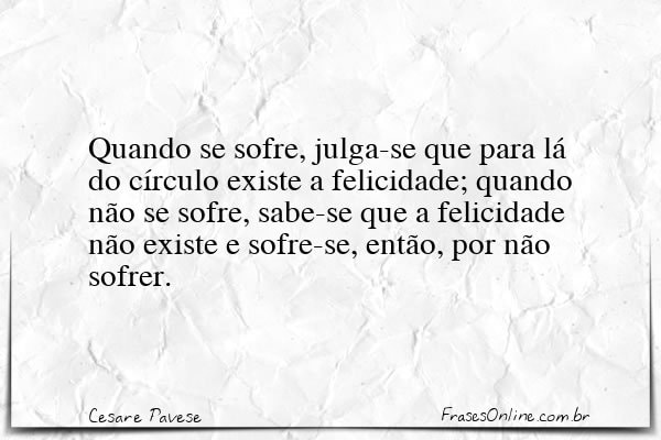 Frase de Cesare Pavese