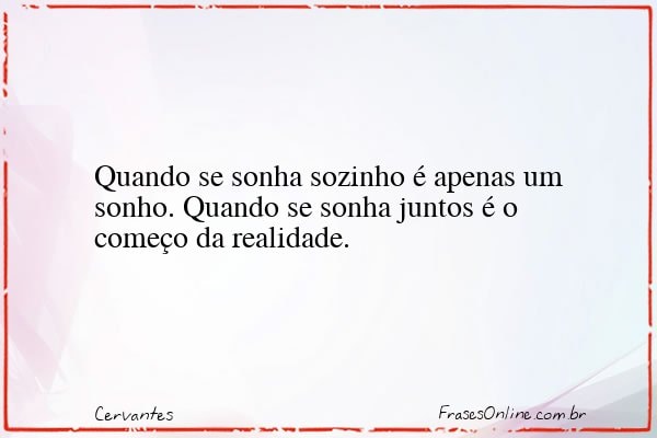 Frase de Cervantes