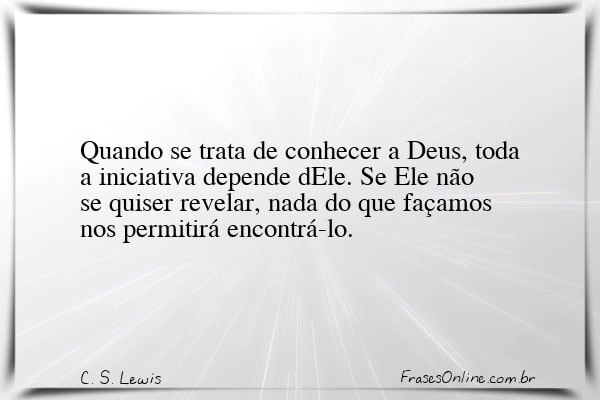 Frase de C. S. Lewis