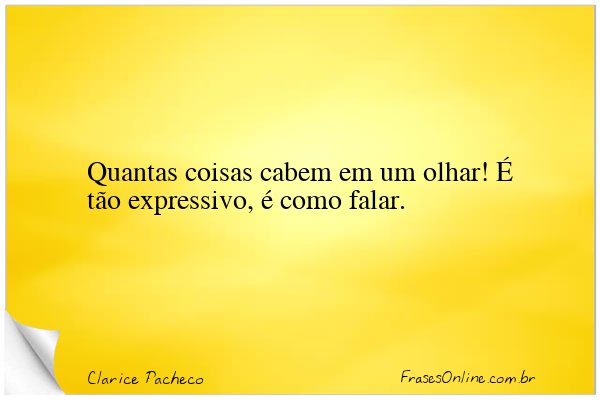 Frase de Clarice Pacheco