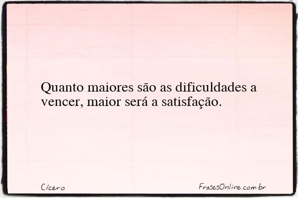 Frase de Cícero