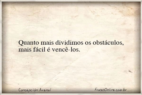Frase de Concepción Arenal