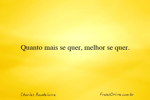 Frase de Charles Baudelaire