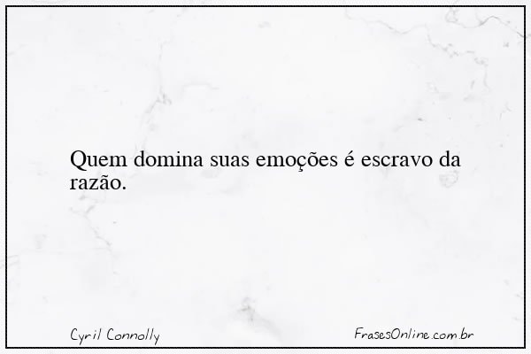 Frase de Cyril Connolly