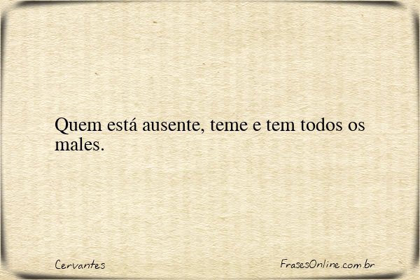 Frase de Cervantes