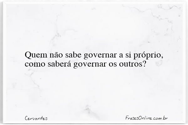 Frase de Cervantes