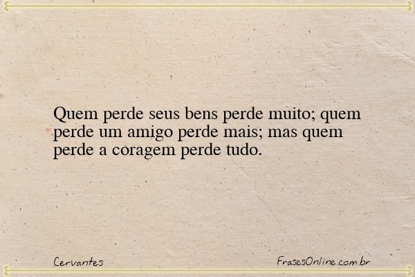 Frase de Cervantes