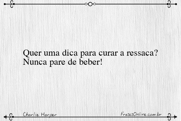 Frase de Charlie Harper