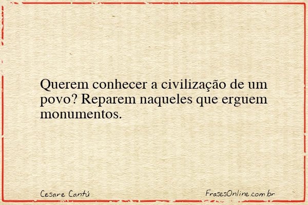 Frase de Cesare Cantú