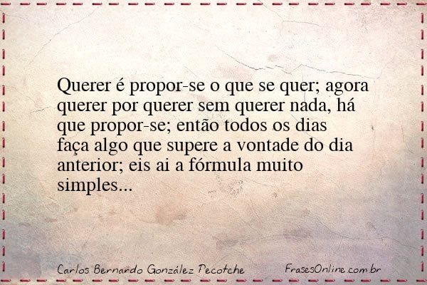 Frase de Carlos Bernardo González Pecotche