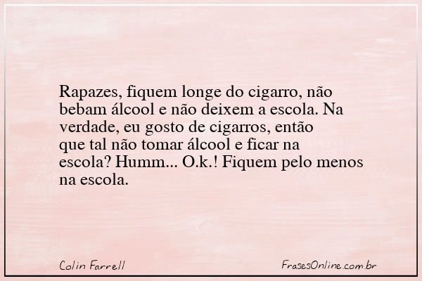 Frase de Colin Farrell