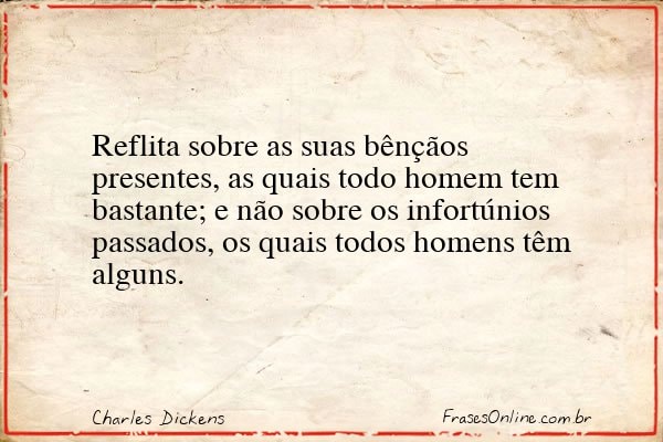 Frase de Charles Dickens