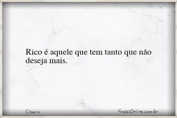 Frase de Cícero