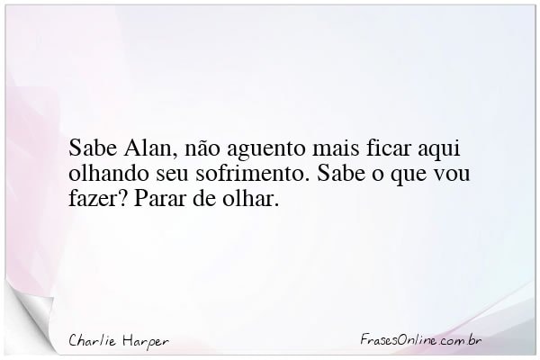 Frase de Charlie Harper