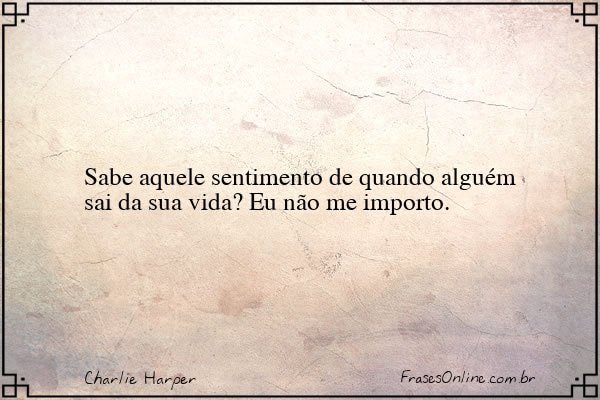 Frase de Charlie Harper