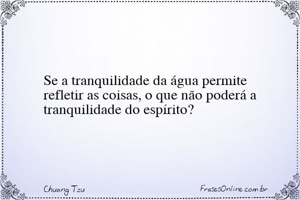Frase de Chuang Tzu