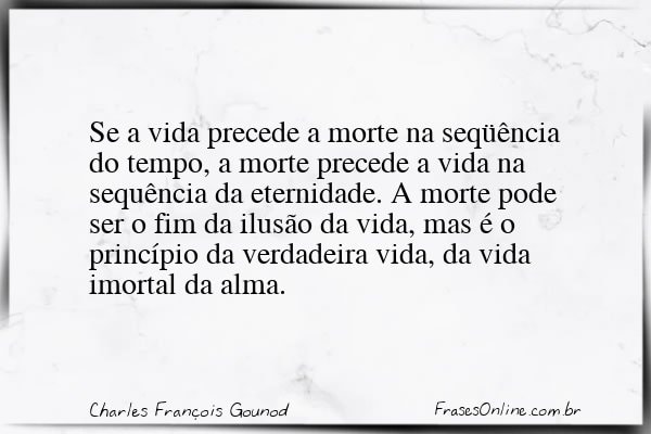 Frase de Charles François Gounod