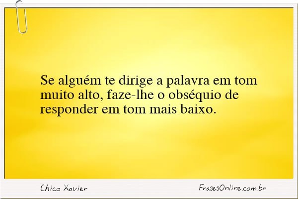Frase de Chico Xavier