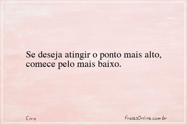Frase de Ciro