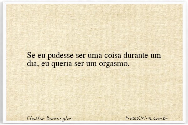 Frase de Chester Bennington