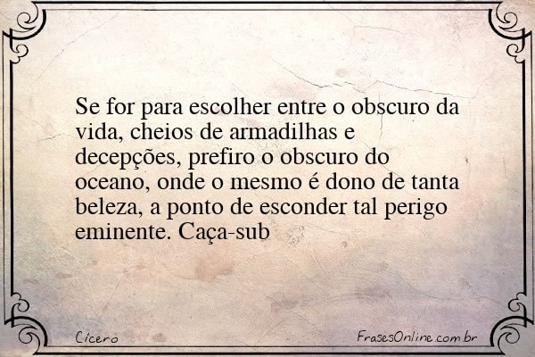 Frase de Cícero
