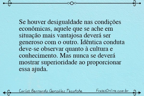 Frase de Carlos Bernardo González Pecotche