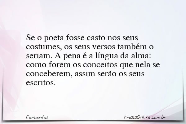 Frase de Cervantes