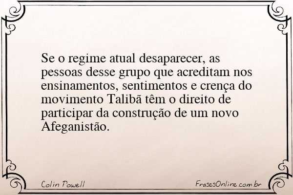 Frase de Colin Powell