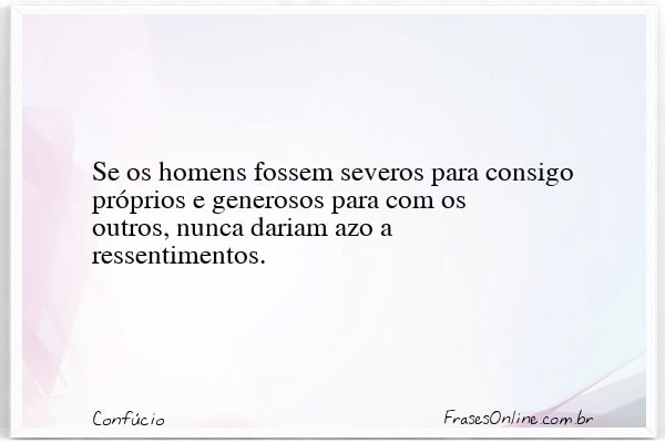 Frase de Confúcio