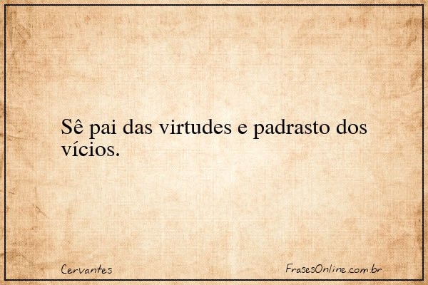 Frase de Cervantes