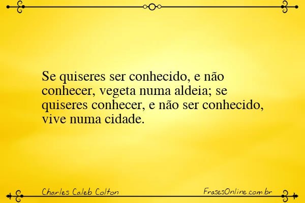 Frase de Charles Caleb Colton