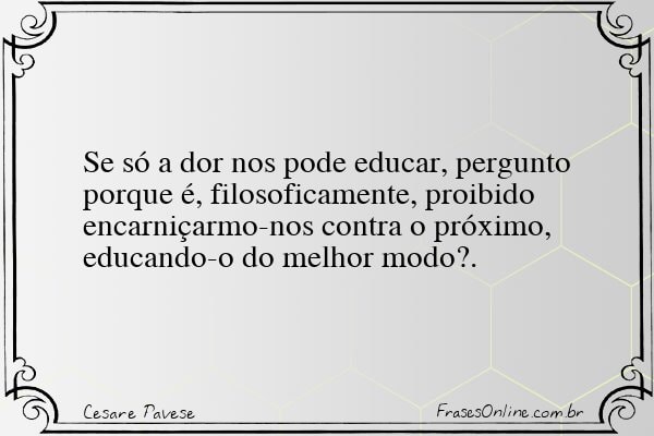Frase de Cesare Pavese