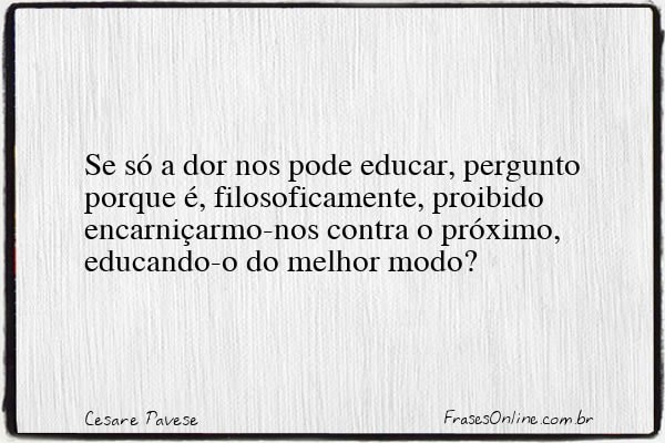 Frase de Cesare Pavese