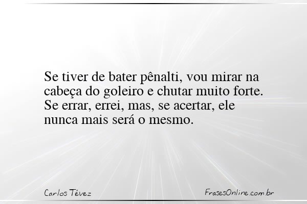 Frase de Carlos Tévez