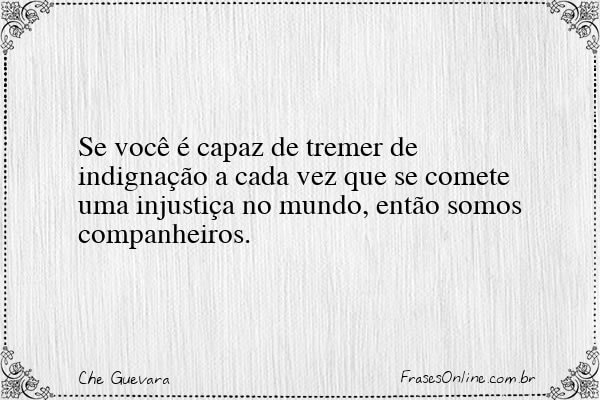 Frase de Che Guevara