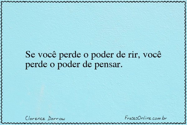 Frase de Clarence Darrow