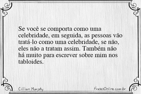 Frase de Cillian Murphy