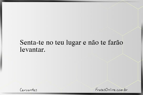Frase de Cervantes