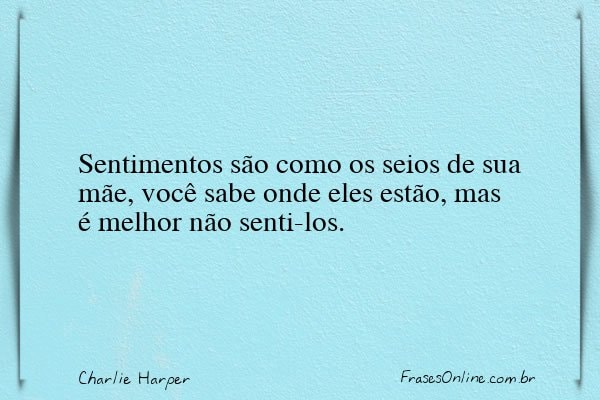 Frase de Charlie Harper