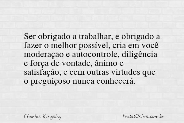 Frase de Charles Kingsley