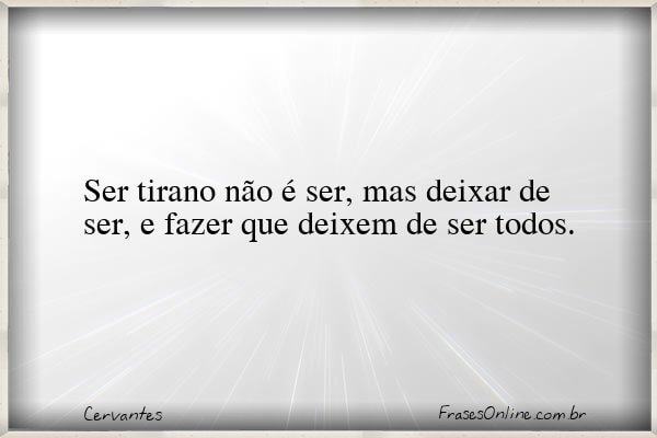 Frase de Cervantes