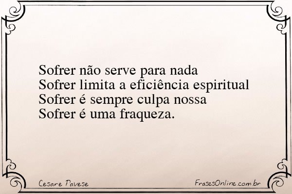 Frase de Cesare Pavese