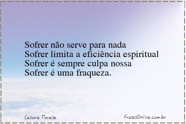 Frase de Cesare Pavese
