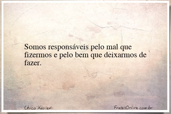 Frase de Chico Xavier