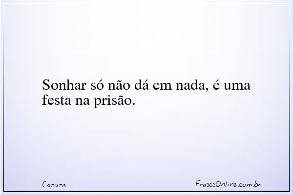 Frase de Cazuza