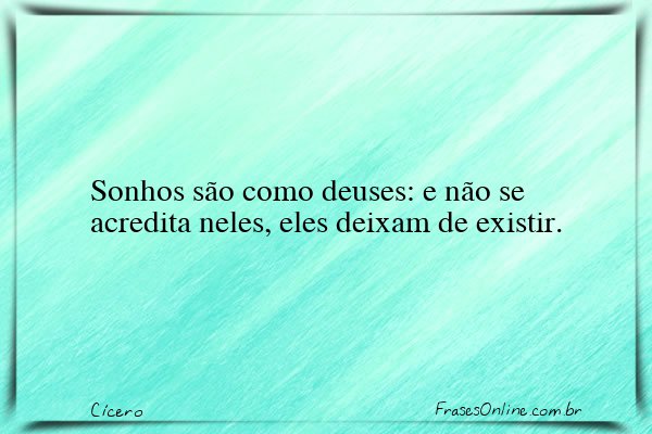 Frase de Cícero