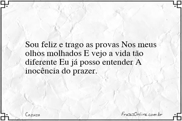 Frase de Cazuza