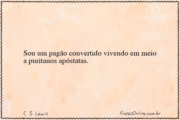 Frase de C. S. Lewis