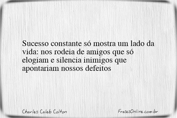 Frase de Charles Caleb Colton